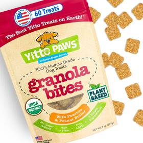 Dtgbpr8z Yitto Paws Organic Dog Treats Crunchy Peach And Peanut 8 Ounce Pack Of 1
