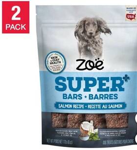 1572523 Zoe Super Bars Salmon Recipe 2/2lb Bags Fresh Protein Superfoods New