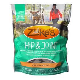 3000047 Zukes Zuke S Hip And Joint Support Treats Chicken Recipe 16oz Healthy Dog Chews
