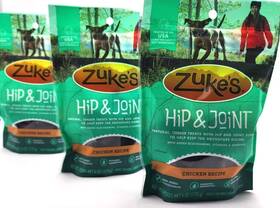 Zukes 613423000702 3 - 6oz Packs /zuke S Hip And Joint Support Dog Treats For Adult Dogs All Sizes