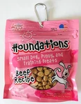 Loving Pets Houndations Training Treats Beef Recipe 4OZ. - Pack. Bb 4/26. Fixed Price $9.00.
