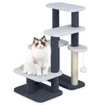 2-IN-1 Cat Tree Tower Pet Steps With Scratching Posts Hanging Toy Ball Perch. Fixed Price $39.99.