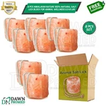 Pcs Himalayan Nature 100% Natural Salt Lick Block For Animal Wellness 6.5-8 Lb. Fixed Price $107.99.