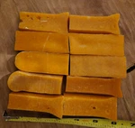 10 Pcs Fresh Himalayan Dog Chew Small Treat Pumpkin Genuine Yak BONES(3-4"). Fixed Price $23.99.
