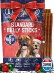 Devil Dog Pet Co. Bully Sticks - 12", 5PK, Standard, Natural Chews. Fixed Price $44.95.
