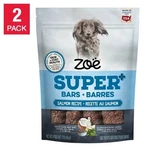 Zoe Super Bars Salmon Recipe 2/2LB Bags. Fixed Price $43.99.