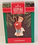 1992 Hallmark Keepsake Ornament Loving Shepherd QX5151 Original Box #19759. Fixed Price $5.38.