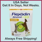 Vetoquinol Flexadin Advanced Soft Chews With Ucii For Dogs And Cats - 60. Fixed Price $56.99.