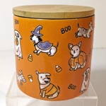 Eli & Ana Halloween Dog Canister, Puppy Treats, Snacks, Candy Container, Orange. Fixed Price $25.96.