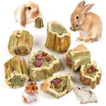Abizoo Rabbit Chew Toys For Bunny Natural Papaya Wood Treats With Organi.... Fixed Price $23.83.