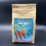 Equine Biozyme Inc Vitalize Carrot Flavored Prebiotic Horse Treats Snack Bites. Fixed Price $24.95.