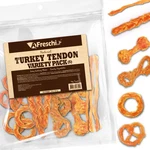 Freschi Srl Turkey Tendons For Dogs, Usa-sourced Human 8 Ounce (pack Of 1). Fixed Price $53.36.