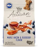 Vita Bone Artisan Inspired Dog Biscuit Treats Maple Bacon & Blueberry Flavor. Fixed Price $20.89.