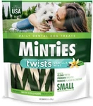 Dog, Sergeants Minties Twists Dental Treats Small (12 Oz). Fixed Price $31.14.