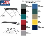 7.6OZ Boat Bimini Top 3 Bow Stratos 275 V 1989-1996. Fixed Price $543.91.
