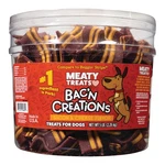 Bak Creations Bacon Cheese Dog Treats 5 Pound Chewy Snack Made In Usa. Fixed Price $47.59.