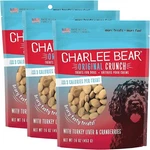 (3 Pack) Charlee Bear Original Crunch Turkey Liver & Cranberries Dog Treats 16OZ. Fixed Price $25.99.