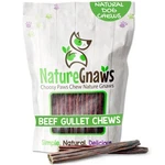 Nature Gnaws Beef Gullet Sticks For Dogs 56" 1LB Natural Jerky Do.... Fixed Price $36.05.