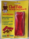 Chef Fido Dog Biscuit Cutter And Recipe. Fixed Price $10.00.
