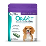 Oravet Dental Chews For Dogs, Oral Care And Hygiene Medium 25-50 .... Fixed Price $56.57.