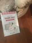 Dog Treats Trader Joes Salmon Jerky 2 Bags (4OZ Each). Fixed Price $14.99.
