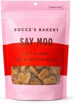 Say Moo Dog Treats. Bocces Bakery. Soft & Chewy Beef Cheddar Recipe. 1.5 Lb.. Fixed Price $18.00.