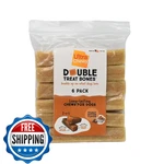 Ultra Chewy 6PK Peanut Butter Double-treat Dog Chews Long-lasting Usa Made. Fixed Price $19.06.