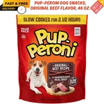 Pup-peroni Dog Snacks, Original Beef Flavor, 46 Oz. Natural, Best, Free Shipping. Fixed Price $25.69.