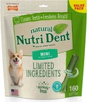 Nylabone Nutri Natural Dental Chews For Dogs, Limited Ingredient Treats. Fixed Price $53.43.