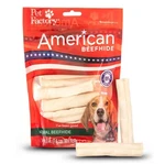 Pet Factory American Beefhide 3-3.5" Mini Rolls Dog Chew Treats Natural Flavor. Fixed Price $8.74.
