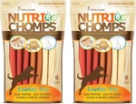 Nutrichomps Dog Chews, 5 Inch Twists, Real Chicken, Peanut Butter And Milk Flavo. Fixed Price $24.45.