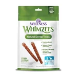 Whimzees Wellness Veggie Sausage Dog Dental Treats, Small Size Stick, 28 Count. Fixed Price $22.96.