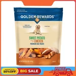 Golden Rewards Sweet Potato Wrapped With Chicken Dog Treats, 64 Oz. Fixed Price $35.60.