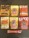 Lot 6 Bags Bark Box Dog Treats Toot Loops Peanut Butter Cheese Sweet Potato. Fixed Price $30.00.