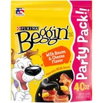 Strips Dog Treats With Real Bacon & Cheese Flavors Tender Chews, 40 Oz Pouch. Fixed Price $20.40.