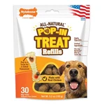 Nylabone All Natural Pop In Dog Treat Refills 5.2 Ounce Chicken Flavor 30 Count. Fixed Price $14.49.