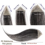 Pu Skin Hairline Bald Spot Patch Frontal Hairpiece Human Toupee Topper Thin. Fixed Price $13.45.
