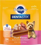 Pedigree Dentastix Dual Flavor Small Breed Dog Treats, 84 Count (pack Of 1). Fixed Price $24.99.