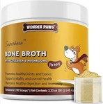 Bone Broth For Dogs Powder With Organic Mushrooms - 3.20 Oz. Fixed Price $18.95.
