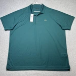 Lacoste Sport Polo Shirt Mens 4XL Green Ultra Dry Performance Golf Tennis DH9631. Fixed Price $54.99.