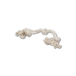 Boss Pet Digger's White Cotton Rope Bone Dog Tug Toy Extra A03780. Fixed Price $14.99.