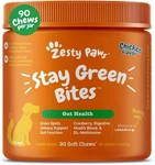 Zesty Paws Stay Green Bites Gut Health Chicken Flavor For Dogs 90 Soft Chews. Fixed Price $22.24.