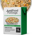 Pantry Fresh Wet Dog Food, Complete Meal Or Topper, Chicken & White Rice Human. Fixed Price $79.99.