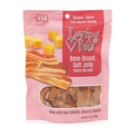 Pet Edge Bacon & Cheese Soft Jerky Dog Treats Usa Chicken, 6OZ. Fixed Price $12.86.