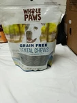 Whole Paws, Grain-free Dental Chews For Dogs 14 Oz Exp. 5/2027. Fixed Price $7.99.