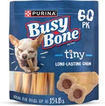 Bone Adult Toy Breed Dog Chew Treats, Tiny - 60 Ct. Pouch. Fixed Price $26.99.