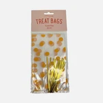 Yellow Polka Dot Bags Treats Party Favors Gift Food Safe 10" X 5" 45. Fixed Price $12.99.