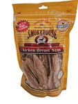 Smokehouse 100% Natural Chicken Breast Strips Dog Treats 16 Oz. Fixed Price $31.99.