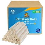 Brazilian Pet Premium Retriever Rolls 10-11 Inches (10 PACK),100% Natural Dog.... Fixed Price $45.88.