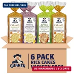 Quaker Large Rice Cakes, Gluten Free, 3 Flavor Variety Pack, 6 Count. Fixed Price $18.81.